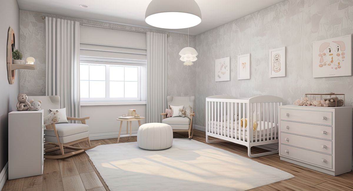 Kids room design for newly born baby